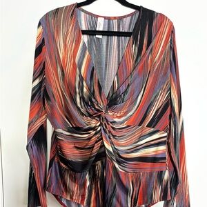 Multicolor Striped Women's Top